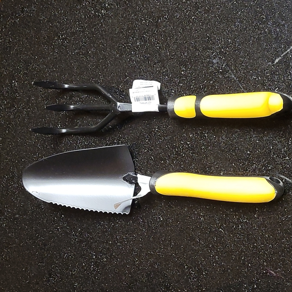 Steel Trowel & Cultivator Set